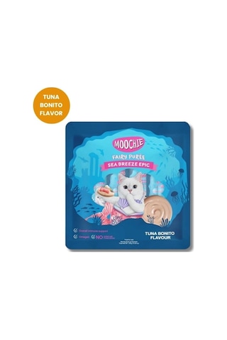 Moochie Çizgili Ton Balığı Aromalı Krema Kedi Ödülü 25 X 15gr