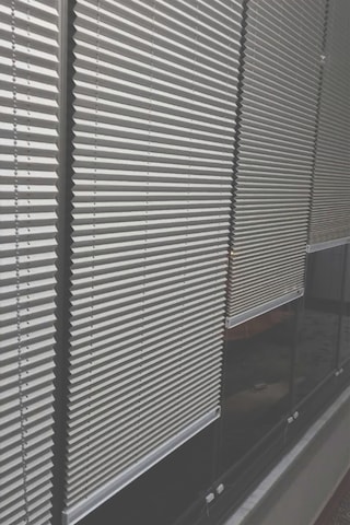 Hanedizayn Yapıştırmalıdır Plise Perde Beyaz Cam Balkon Perdesi ,mutfak Perdesi , Ofis Perdesi Beyaz