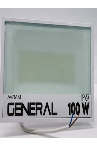 Yuled 100w - Watt Slim Kasa Smd Led Projektör Beyaz