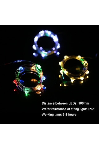 Maoyaya 15 Led'li 1.5m Güneş Enerjili Şişe, Ip65 Su Geçirmez Diğer