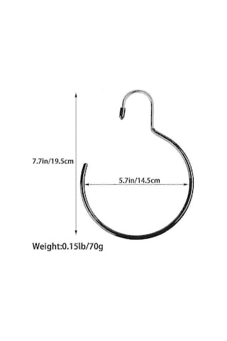 5 Adet Eşarp Askısı Gardırop Eşarp Kemeri Eşarp Askısı Büyük Boy Eşarp Askısı Şal Çok Renkli