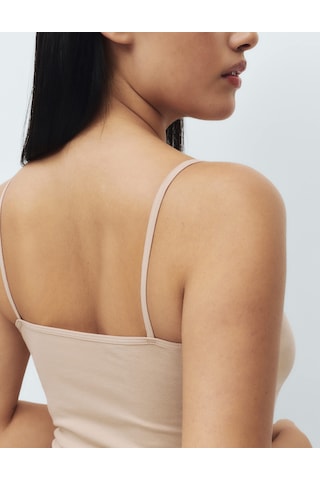 Marks & Spencer 3’lü Pamuk Karışımlı Askılı Atlet Seti T32004532X Bej
