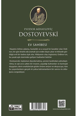 Ev Sahibesi - Dostoyevski - Maviçatı (dünya Klasikleri)