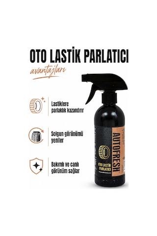 Oto Lastik Ve Tampon Parlatıcı Ve Lastik Koruyucu Sprey Sünger  410 Ml