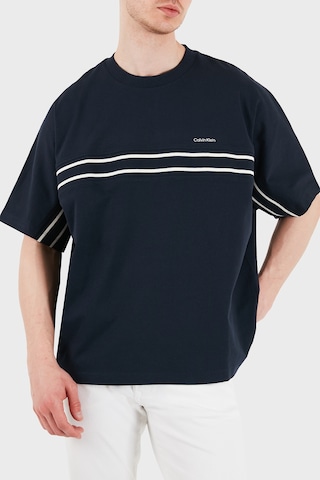 Calvin Klein Erkek T Shirt Lv04re222g Cef Lacivert