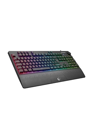 Rampage KB-GX65 SIMULA USB RGB Aydınlatmalı 4 Makro Tuşlu Bilek Destekli Oyuncu Klavye