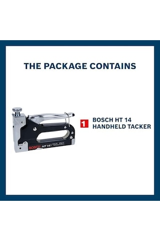 Professional Accessories 603038001 El Zımbası Ht 14 Ahşap, Zımba Tipi 41 , Siyah, 1 Adet