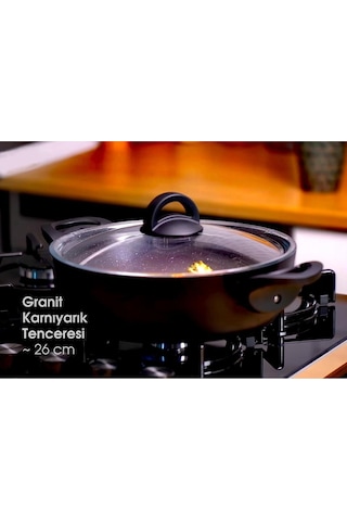 Hisar Granit Karnıyarık Tenceresi 26 Cm