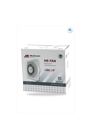 Banyo Tuvalet Havalandırma Aspiratörü 4 İnç 12w M³/h Sessiz Duvar
