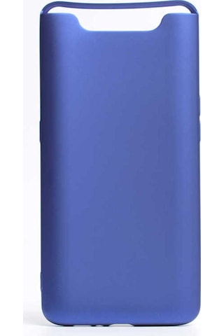 Samsung Uyumlu Galaxy A80 Kılıf Zore Premier Silikon Kapak Saks Mavi