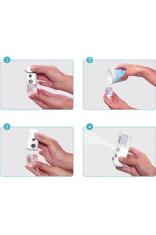 Diger Diger Şarjlı Mini Yüz Nemlendirici Dezenfektan Cihazı