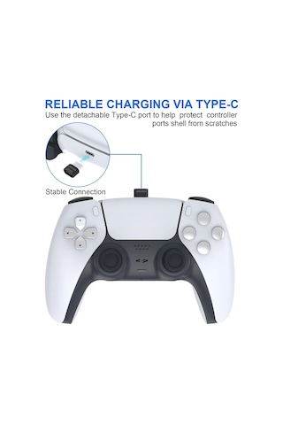 Ps5 Stand 2 Kol Şarj İstasyonu Göstergeli Dock Tp5-0508b