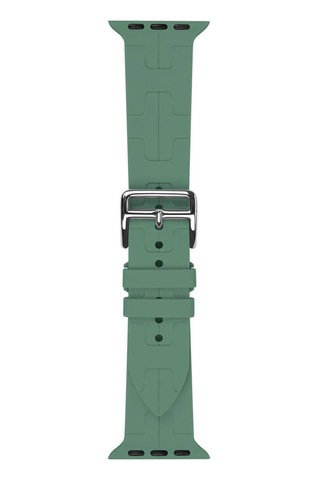 Apple Watch Seri 1/2/3 42mm Uyumlu Metal Tokalı Silikon Kordon