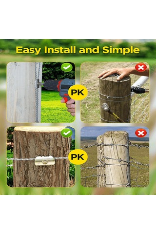 50 Adet Çit Teli Çivisi Seti Kaiyi Standart