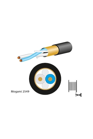 2549-00 Microphone Cable, Neglex Black 50mt