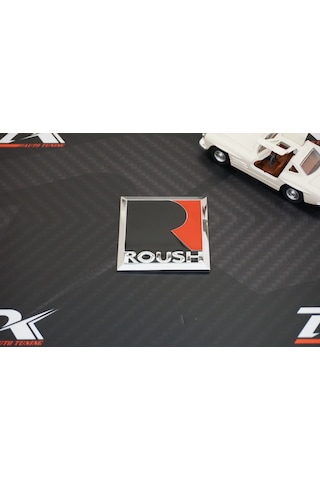 Ford Mustang Roush Bagaj Body Logo Krom Metal 3M Plaka N11.2428