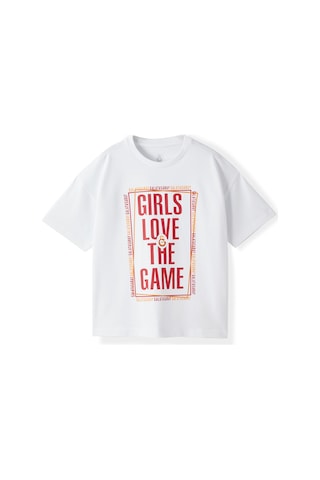 Gsstore Galatasaray Kadın T-shirt K252144 Beyaz