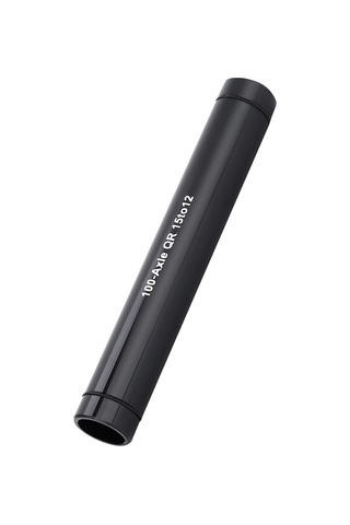 Skycity Alüminyum Alloy Bisiklet Ağırlığı Azaltıcı 15mm'den 12mm'ye Çevirici Hub Adaptörü Siyah - Araçsız Yükleme Siyah