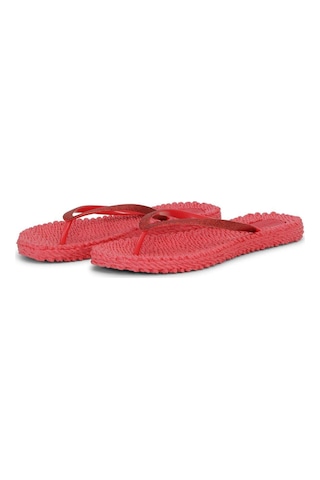 Ilse Jacobsen Raspberry Cheerful01 - Pembe Simli Parmak Arası Terlik-8004 Pembe