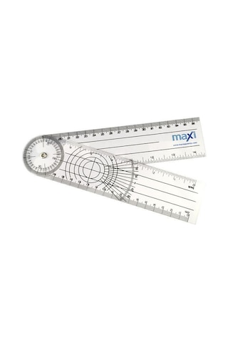 Maxi Cep Gonyometresi . Cetvel Gonyometre 20 CM