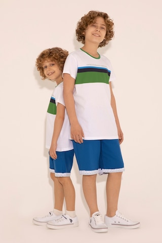 U.s. Polo Assn. Erkek Çocuk Saks Şort / Bermuda 50282972-vr045 Mavi