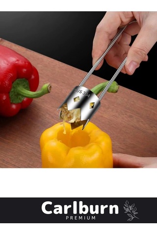 Özel Tasarım Paslanmaz Çelik Sağlam Dayanıklı Biber Domates Meyve Sebze Çekirdek Çıkarma Aparatı