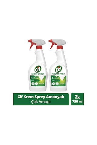 Cif Krem Sprey Yüzey Temizleyici 2 x 750 ML