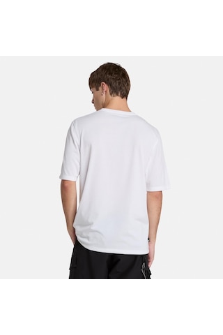 Timberland Uv-protection Logo Short Sleeve Tee Erkek T-shirt-33629 Beyaz