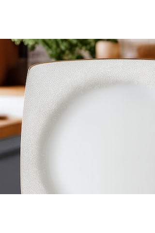 Remetta 55parça Yemek Takımı Beyaz - Gold