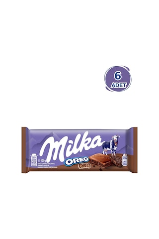 Milka Oreo Choco Tablet Çikolata 100g - 6 Adet