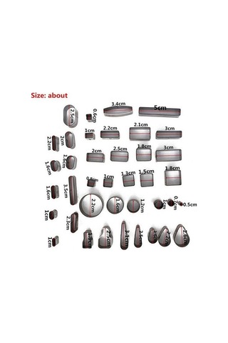 Trendooze Homyl Deri El Sanatları Seti - 39 Şekil Delik İçi Siyah Siyah
