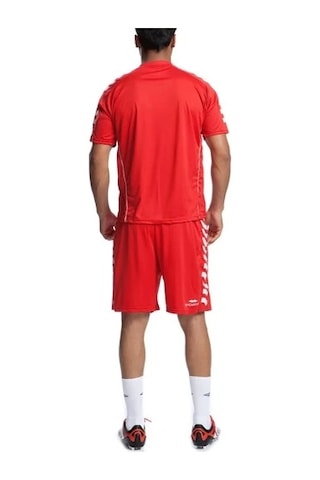 Sportive Erkek Kırmızı Şort Siyah