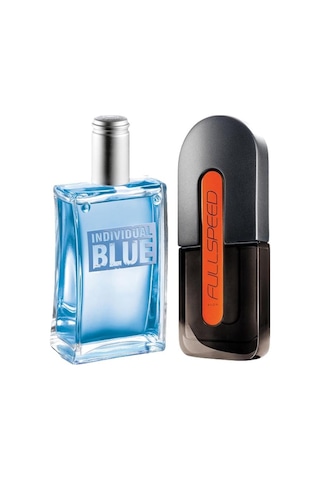 Avon Individual Blue ve Full Speed Erkek Parfüm EDT 75 ML 2'li Set
