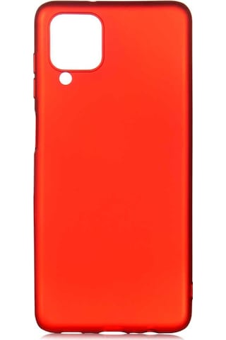 Samsung Uyumlu Galaxy A12 Kılıf Zore Premier Silikon Kapak-Kırmızı
