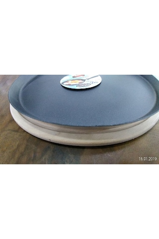 Alüminyum Pizza Tavası Tepsisi 32 CM Teflon