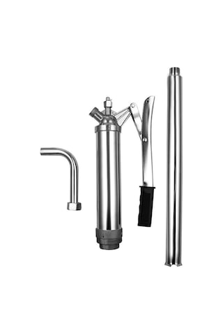 Paslanmaz Manuel Varil Pompası 20Lt/Dk, Mazot Yağ Pompası