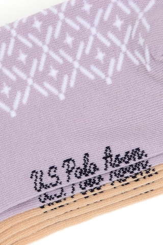 U.S. Polo Assn. Kadın 3'lü Patik Çorap 50317977-VR245