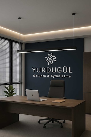 Lineer 120 Cm Siyah Kasa 6500k Beyaz Işık Sarkıt Modern Led Avize Mutfak, Ofis, Mağaza, Salon, .