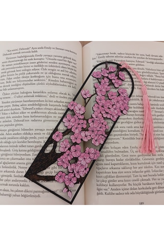 Kitap Ayracı - Kiraz Ağacı Çiçeği Model1