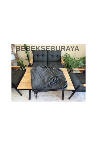 Balkon, Bahçe, Cafe, Metal Koltuk Takımı, Bahçe Takımı , Çay Seti,kılıf Sadece Kılıf 2 1 1