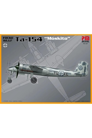 Focke Wulf Ta 154 Moskito Pm Model Gece Avcı Uçağı Demonte Plastik Maketi