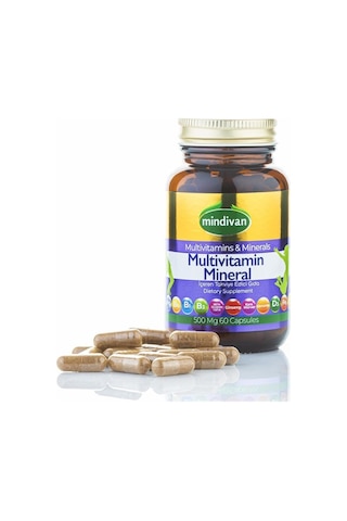 Mindivan Multivitamin Mineral 60 Kapsül Aromasız