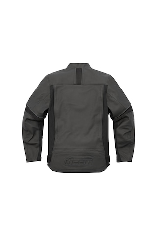 Icon Motorhead 3 Korumalı Deri Motosiklet Montu Siyah