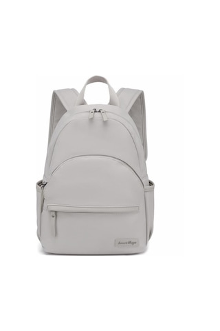 Smart Bags Twill Dimi Kumaş Kadın Sırt Çantası 3326 Vizon