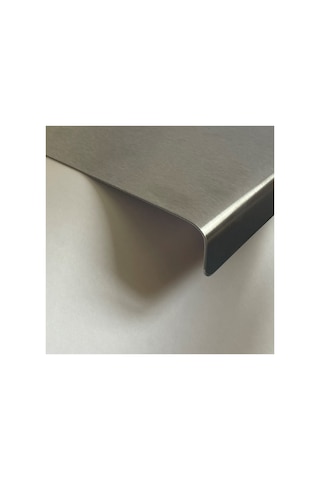 Paslanmaz Çelik Tek Bükümlü Metal Tezgah Koruyucu Kesme Tahtası 50x60 Cm Ölçülerinde