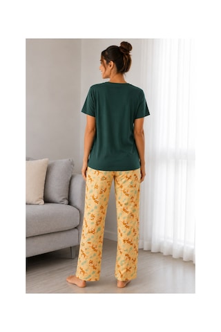 Mixxtrend Kadın Pamuklu Pijama Takımı Çok Renkli