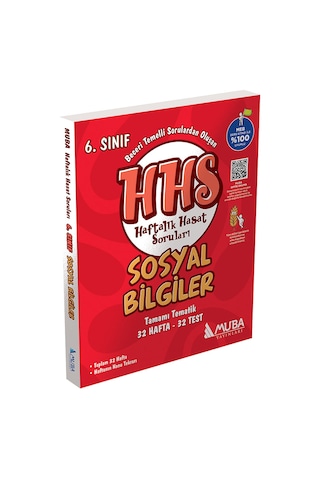 1442 - 6.sınıf Sosyal Bilgiler Haftalık Hasat Soruları Hhs