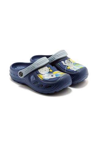 Twigy Jim Çocuk Sabo Terlik Lacivert 30/35 DD1002 Lacivert