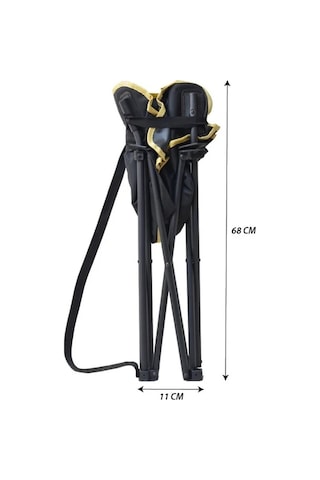 Yek Outdoor Campout Alüminyum Xxl Büyük Masa + 4 Campout Fırat Sandalye Set Siyah