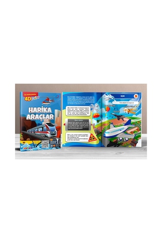 Harika Araçlar İlk Ansiklopedim Etkinlik Kitabı / 4d Artırılmış Gerçeklik
